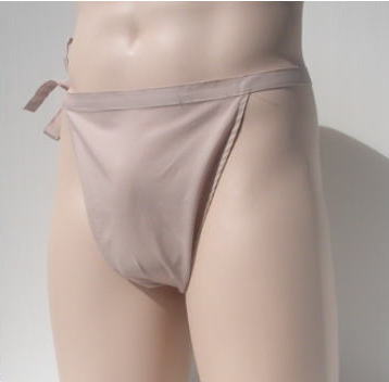 Tもっこふんどし 巻き締め綿ローン藤 【オーガニックコットン】