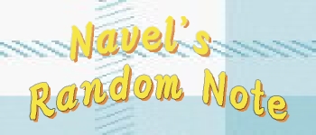 Navel's Random Note